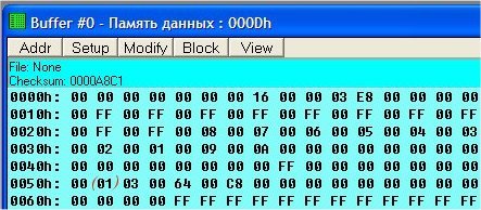 Разработка электронных устройств, Игровой автомат с системой «Джек Пот» и GSM-блоком дистанционного управления и контроля, Память данных